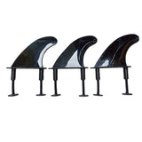 srfda top quality Soft Surf Fins Rear Surfboard Fins all-round Black Surfing fin surfing accessoire