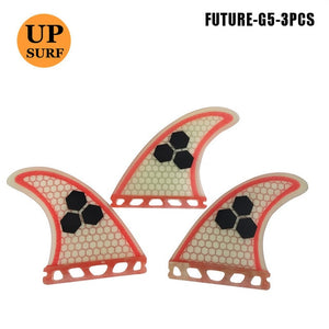 Future G5 Surfing Fins Fiberglass Honeycomb Pure Color Fins Customized Fins Surfboard Future Fins