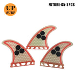 Future G5 Surfing Fins Fiberglass Honeycomb Pure Color Fins Customized Fins Surfboard Future Fins