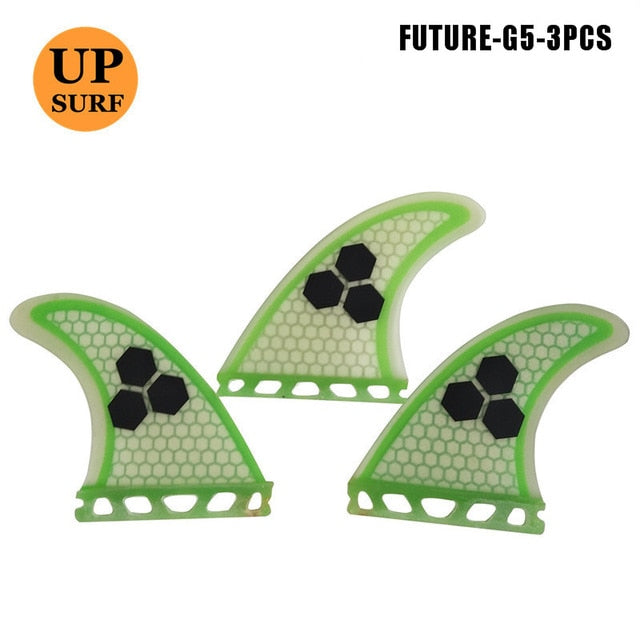 Future G5 Surfing Fins Fiberglass Honeycomb Pure Color Fins Customized Fins Surfboard Future Fins