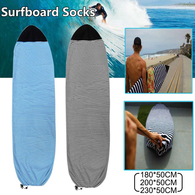 Surfboard Socks Cover 6.3/ 6.6/7'' Surf Board Protective Bag Storage Case Water Sports for Shortboard Funboard Surfing Sports