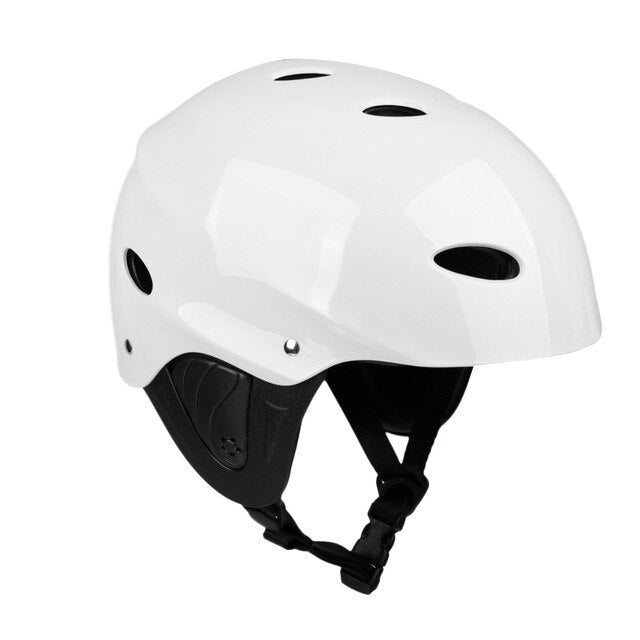 Unisex Adult Kids Water Sports Safety Helmet Canoe Kayak Wakeboard Kitesurf Jet Ski Impact Surfing Sailing Hard Proetctor Cap
