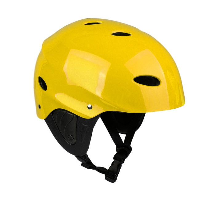 Unisex Adult Kids Water Sports Safety Helmet Canoe Kayak Wakeboard Kitesurf Jet Ski Impact Surfing Sailing Hard Proetctor Cap