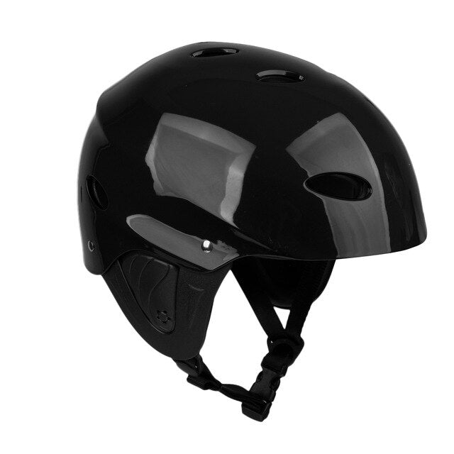 Unisex Adult Kids Water Sports Safety Helmet Canoe Kayak Wakeboard Kitesurf Jet Ski Impact Surfing Sailing Hard Proetctor Cap