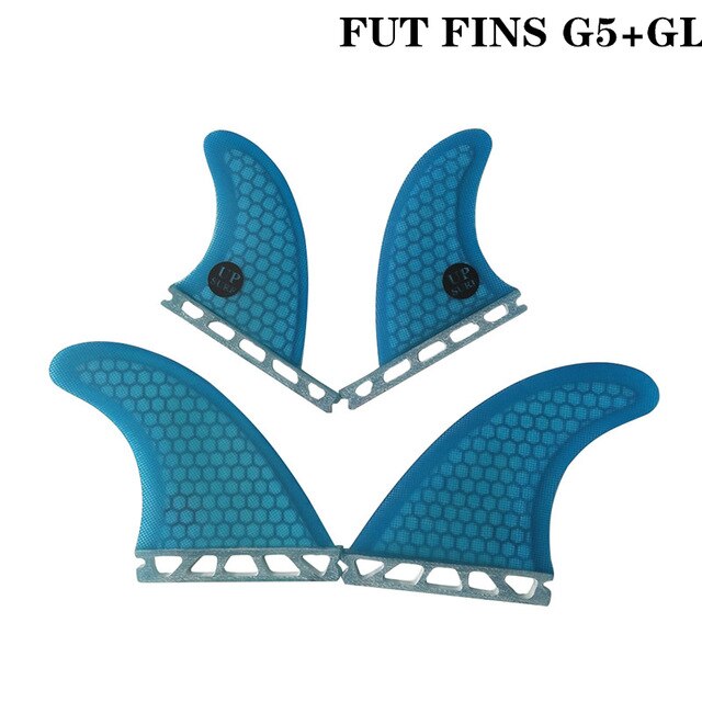 Future Quad Fin Blue Color Surf Fin G5+GL/G3+GL Surfboard Future Honeycomb Fins Surfing Quihas 4pcs per set
