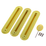 3pcs/set Future Tri Fins Box Surfing Surfboard Fin Plug with Mounting Screws Key Set for Surfing SUP Screw Surfboard Surf Fins