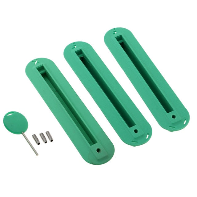 3pcs/set Future Tri Fins Box Surfing Surfboard Fin Plug with Mounting Screws Key Set for Surfing SUP Screw Surfboard Surf Fins