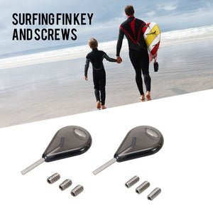 Surfing Board Fin Screws 9MM/12MM for FCS Fins Extra Fin Key Plate Replacement Kit Surfing Board Screws