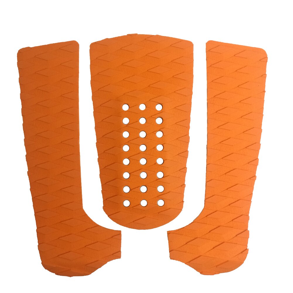 3pcs Shockproof Eco-friendly Deck Anti-slip Surfing Universal Portable Tail EVA Traction Adhesive Surfboard Pad Set Grip