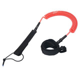ABZB-10Ft Coiled Surfboard Leash Surfing Stand Up Paddle Board Surf Paddle Board Tpu Cord Leash