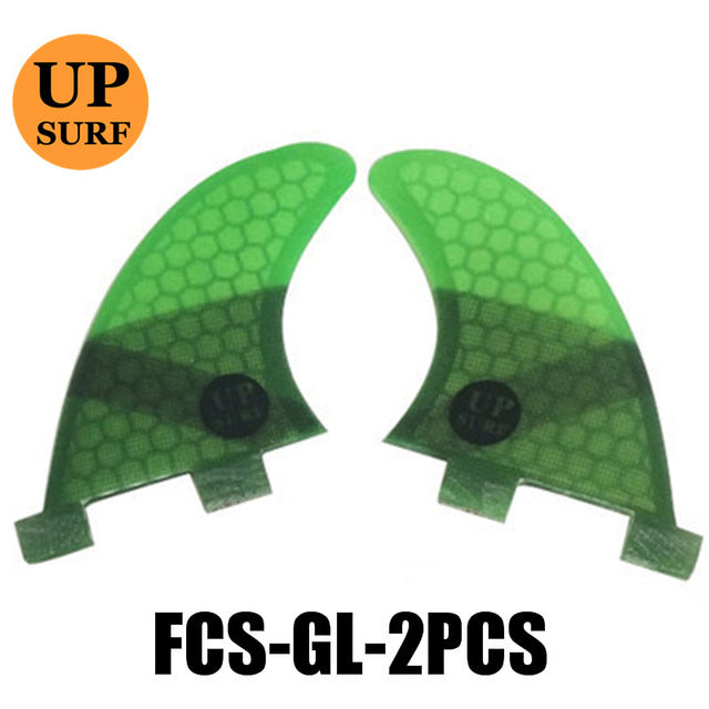 Surfing FCS Fins GL Orange,red, blue,green,black  Honeycomb Fibreglass Fin FCS Rear Fins Surf Quilhas