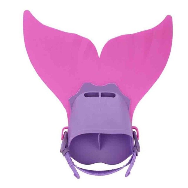 Adjustable Mermaid Tails Girls Swim Surfing Fin Training Surfing Swimming Foot Flipper