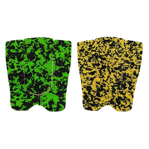 3 Pieces Premium EVA Anti-slip Surfing Pads Surfboard Traction Tail Mats