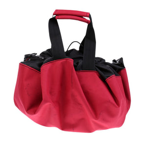 2Pcs Red + Grey Wetsuit Changing Mat Change Mat Dry Bag Surfing Carry Pack