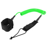 10FT Surf Coiled Leash Surfboard Legrope Smooth Steel Swivel Surfing Leg Rope SUP Paddleboard Leash