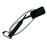 6FT 5.5mm Ankle Strap Universal TPU Anti-lost Water Sports Double Swivels Elastic Surfing Durable Loop Closure Surfboard Leash