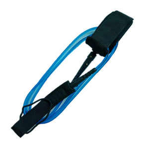 6FT 5.5mm Ankle Strap Universal TPU Anti-lost Water Sports Double Swivels Elastic Surfing Durable Loop Closure Surfboard Leash