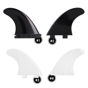 High Quality Drainage Drifting Beach Surfing Toys Surfriding Surfboard Fins Aquaplane Durable Practical FUTURE White