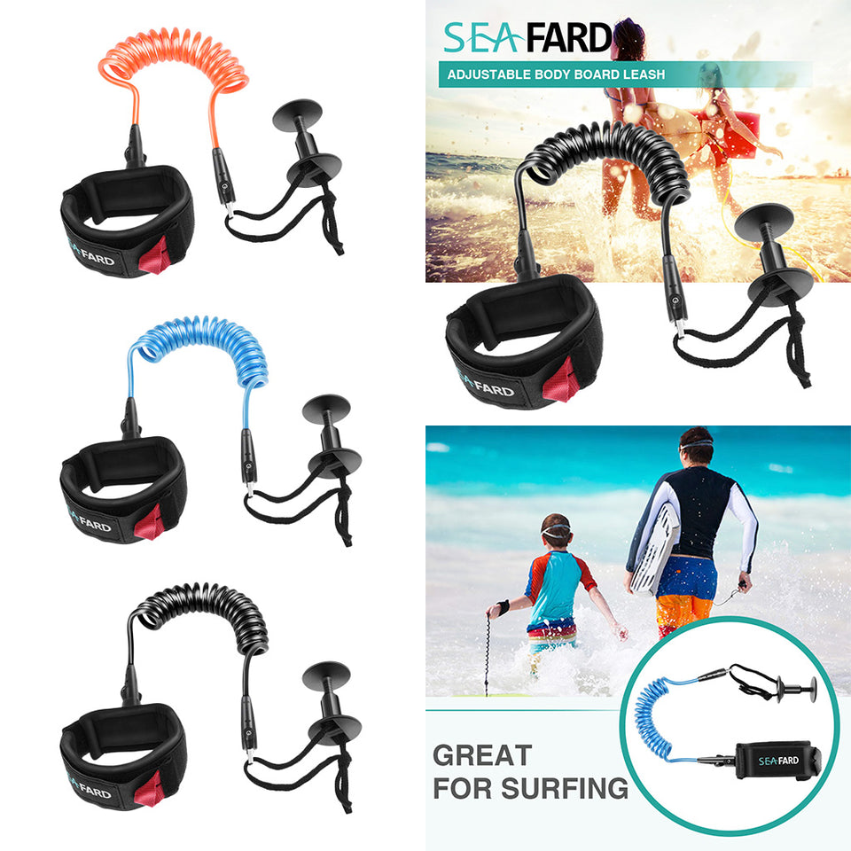 4ft Coiled Leash Surfboard SUP Stand up Paddle Board Surfing Wrist Leash Legrope Surfboard Coiled Cord