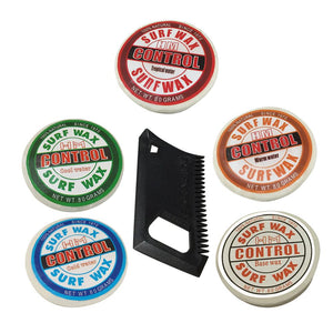 All Kinds Of Surfboard Anti-Skid Wax Long Lasting Surf Bottom Wax Hot Cold Water Wax Comb Set Outdoor Surfing Sport