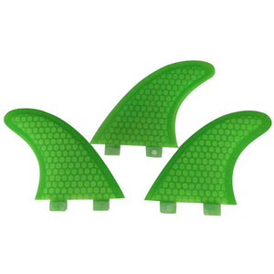 Surf Fins Glassfiber FCS Fin Surf Boards G3/G5/G7 Size Honeycomb Green Orange Fin In Surfing Board Parts Accessories