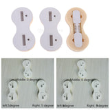 3pcs Fusion Fin Box Surfboard Fins Surfing Plugs 2x5+0/2x9+0 Degree Choose Surfing Fins Plugs Surfboard Accessaries