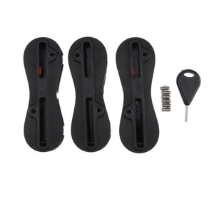 3 Pack Surfboard Fin Box with Surfing Surf Fin Key & Screws Replacement Accessories