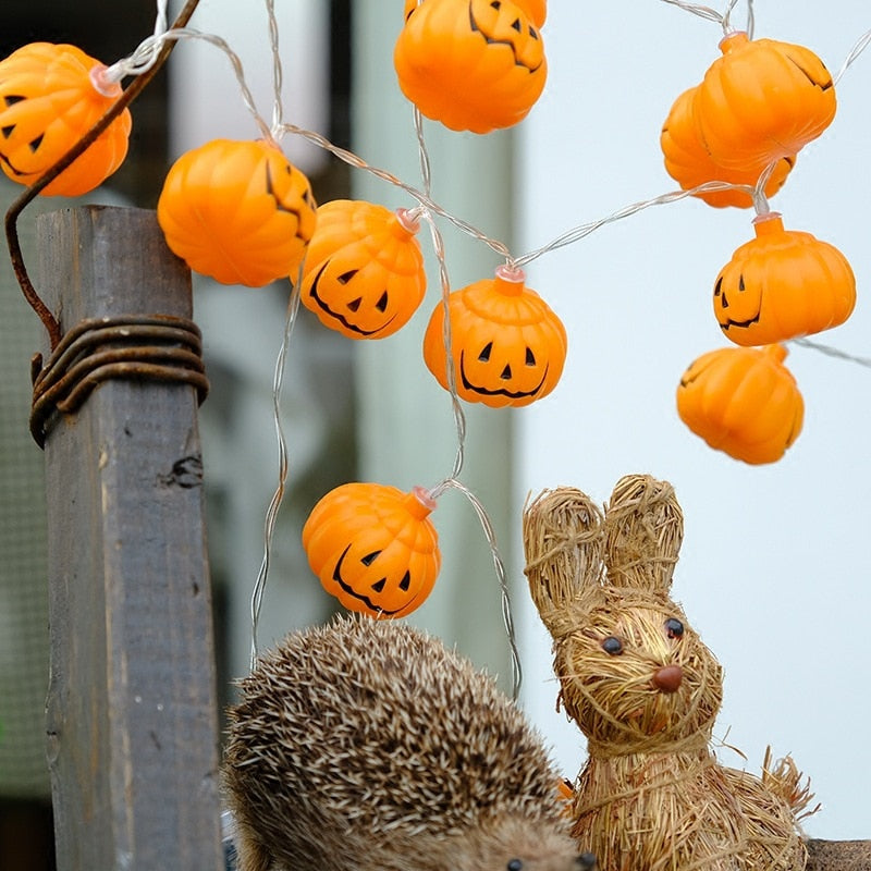 1m 10 LED Halloween Pumpkin String Light