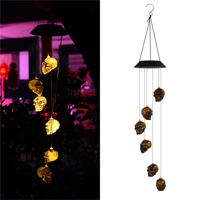 Halloween Decoration Wind Chime Light