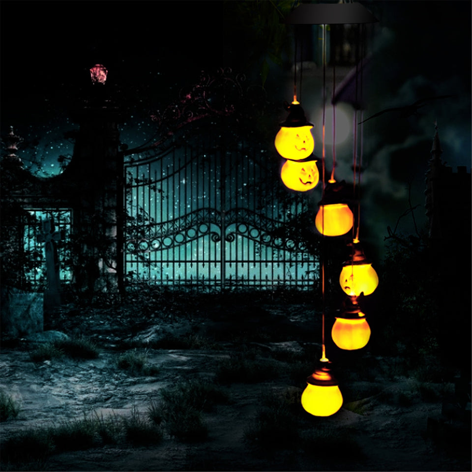 Halloween Decoration Wind Chime Light