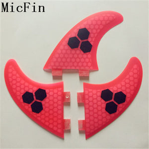 Micfin 2017 FCS fins G5 M size surfing fins fiberglass honeycomb pranchas de surf quilhas fcs
