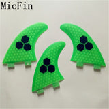 Micfin 2017 FCS fins G5 M size surfing fins fiberglass honeycomb pranchas de surf quilhas fcs
