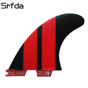 srfda Free shipping surfboard fin High quality FCS II G5  surf fins with fiberglass honey comb material for surfing size M
